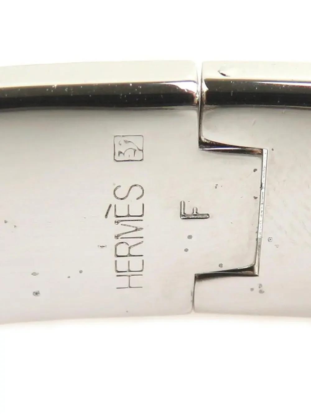 Auth Hermes Clic Clac H Bangle Bracelet #329690H49B